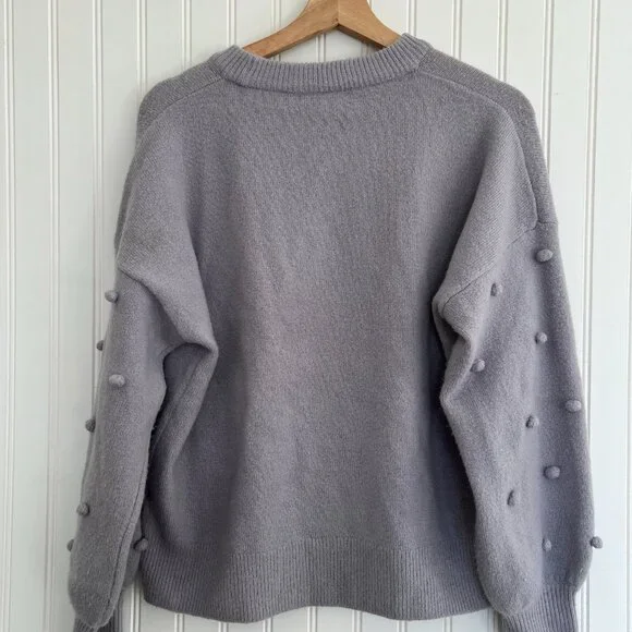 Madewell Women's Brockton‎ Bobble Sweater Merino Wool Blend AF097 Sweater Size M - Picture 5 of 7
